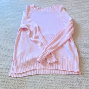 light pink sweater